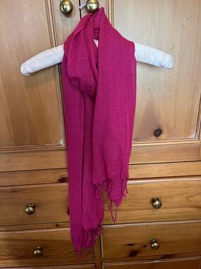 Fuchsia Women's Scarf - Lightweight Fashion Accessory
